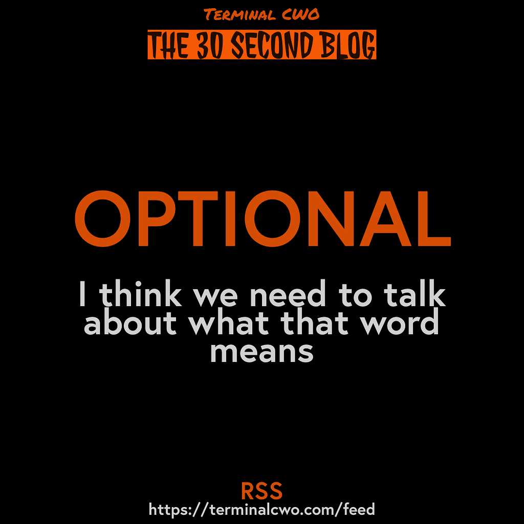optional definition